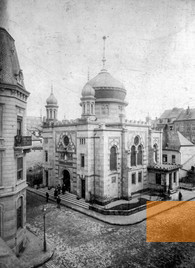 Bild:Luxemburg (Stadt), o.D., Die 1943 zerstörte Alte Synagoge, gemeinfrei