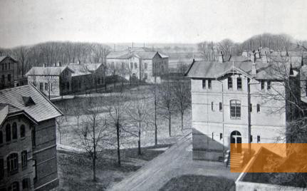 Image: Bad Zwischenahn, about 1910, View of the pavilions of the Wehnen mental hospital, in: J. Bresler: Deutsche Heil- und Pflegeanstalten in Wort und Bild,  Halle a.S. 1912