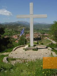 Image: Kalavryta, 2004, Cross at the site of the mass shooting, Alexios Menexiadis