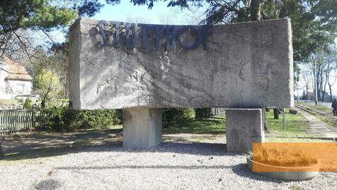 Image: Sztutowo, 2019, At the entrance to the former camp site, Stiftung Denkmal