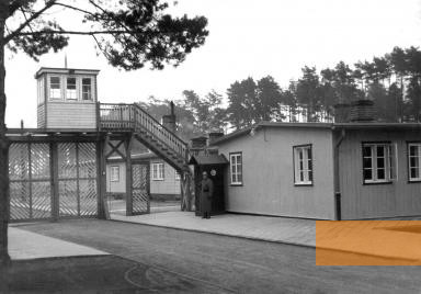 Image: Stutthof, 1941, Entrance to the camp, Muzeum Stutthof w Sztutowie