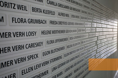 Image: Breisach, about 2010, Names of former members of the Jewish community in the Blue House, Ari Nahor