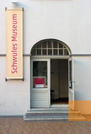 Image: Berlin, 2005, Entrance to the museum, Schwules Museum Berlin, Michael Bidner