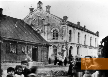 Image: Warta, o.D., Die Synagoge von Warta, gemeinfrei
